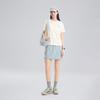 Li Ning Outdoor CF Casual Loose Short Sleeve T-Shirt Women tops ATSW672-1