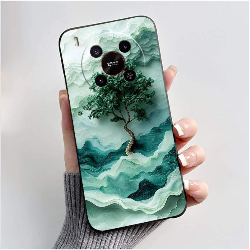 Cute Cartoon Case For ZTE Blade V70 MAX / ZTE Nubia V70 Max Printing Shell Protective Cover Soft Silicone Black Casing