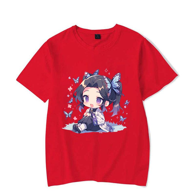 New Fashion New Anime T-shirt Cartoon Kochou Shinobu T-shirt Women Harajuku Streetwear T-shirt Casual Tops Tees