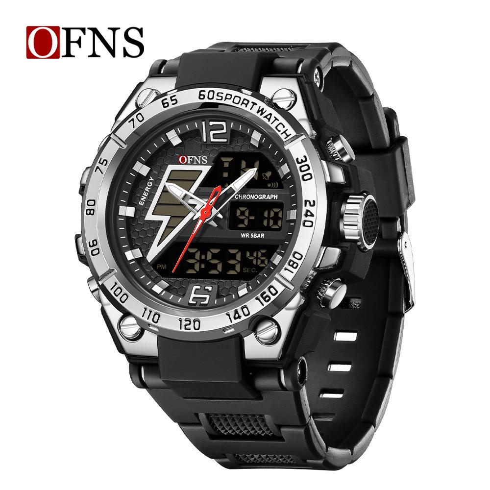 Sanda Youth Tactical Luminous Multifunction Waterproof Men's Electronic Watch