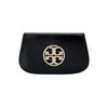 Tory Burch Tangli Baiqi Reva Double TLogo Logo Flip Detachable Metal Shoulder Strap Leather One-shoulder Cross-body Clutch Women's Black 152250-001