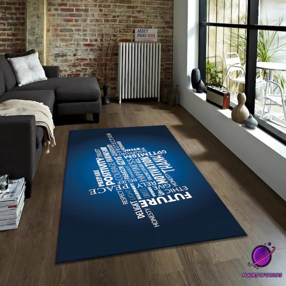 Motivational Quote Carpet Mat Rug Home Decoration Floor Rugs for Living Room Bedroom Office Home Bedroom Living Room Decoration