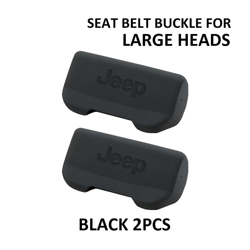 Car Seat Belt Buckle Plug Anti-collision Cover Silicone Protective Covers For df2 Cherokee Wrangler JK Gladiator Compass  ex6