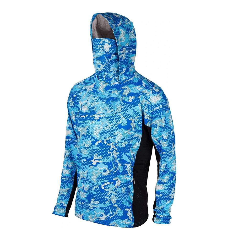 Fishing Suit Fly Fishing Luya Hoodie Summer Men's Long Sleeve Sunscreen Clothing Hood Mask Support Labeling