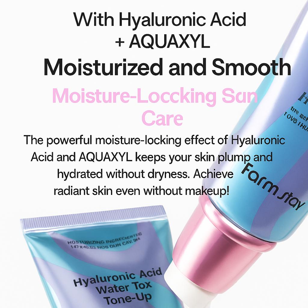 Farmstay Hyaluronic Watertox Tone-Up Sunscreen SPF50+ PA++++ 60g