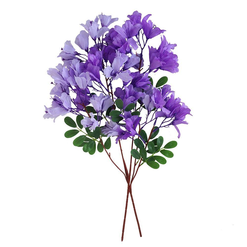 Blue Jacaranda Simulation Flower Simulation Hanging Hanging Flower Arrangement Flower Material Landscape Hotel Background Wall