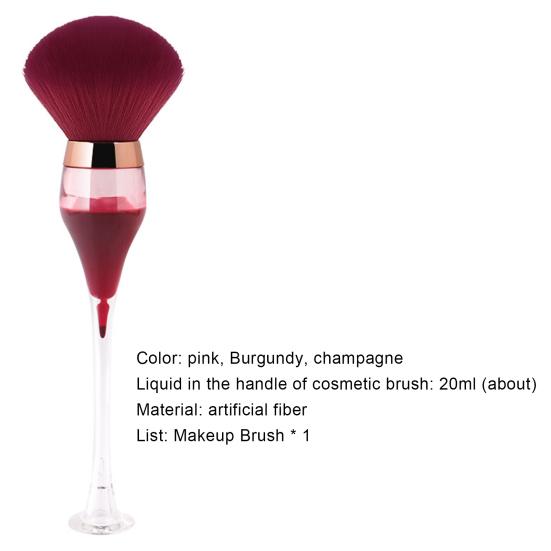 Concealer Brush Comfortable Exquisite Style Delicate Glass Makeup Brush for Girl