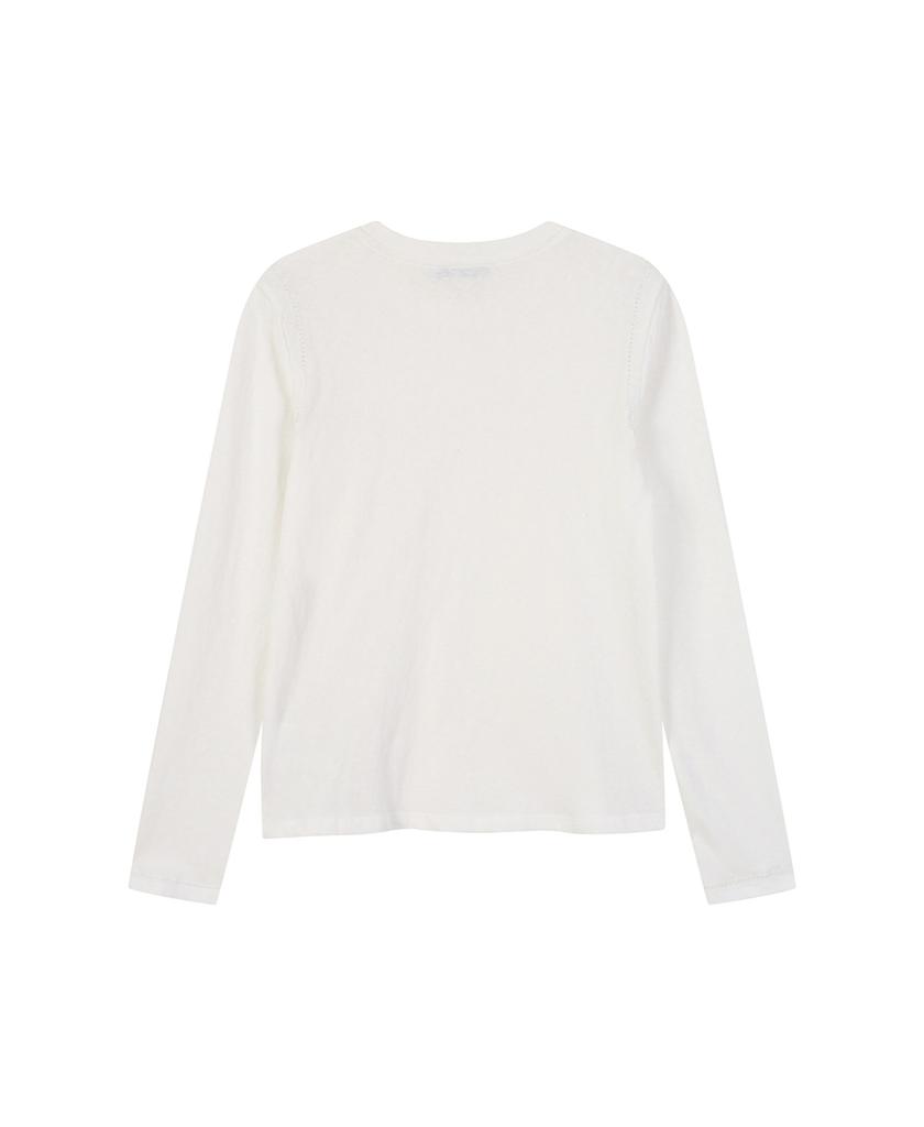 LAFELSORTOF Round Neck Embroidered T-Shirt
