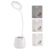 LED Desk Lamp High Brightness Eye  ive USB Rechargeable Bedside Lamp Phone Holder for Bedroom