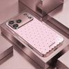Pink Polka dot pattern Electroplated Glass Phone Case Suitable for iPhone 17 17 Pro 16 15 14 13 12 11 11 Pro