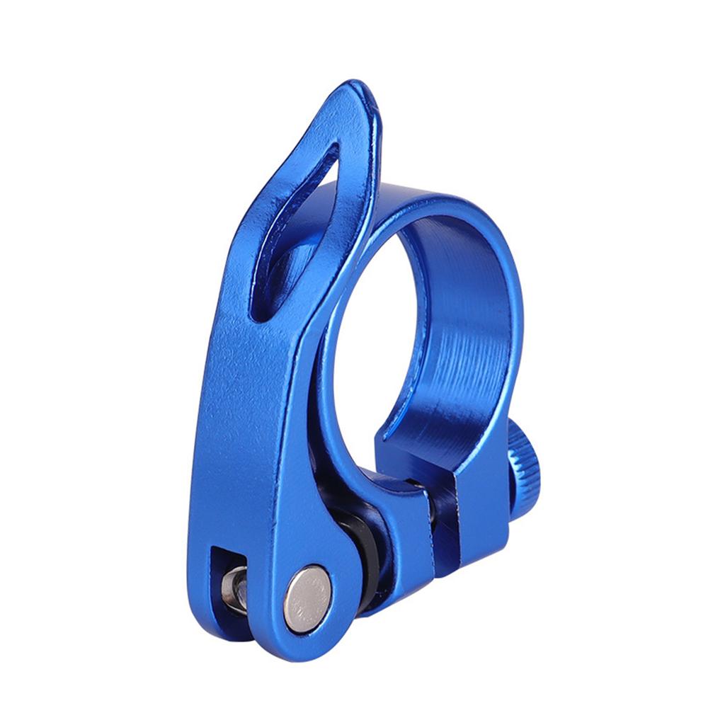 Aluminiumlegierung Fahrradsattelstützklemme Schnellspanner Fahrradsattelstütze Rohrklemme für Mountainbike Rennrad Falträder
