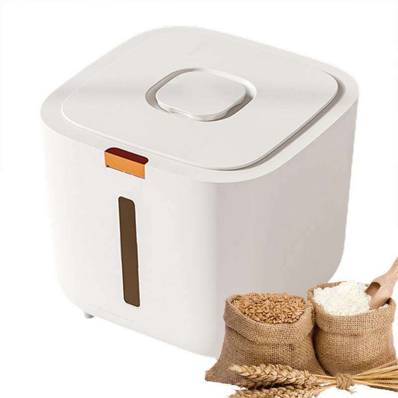 Rice And Grain Storage Container Food Storage Box With Lid Airtight Leak Proof Storage Box Kitchen Storage Container Rice Bucket