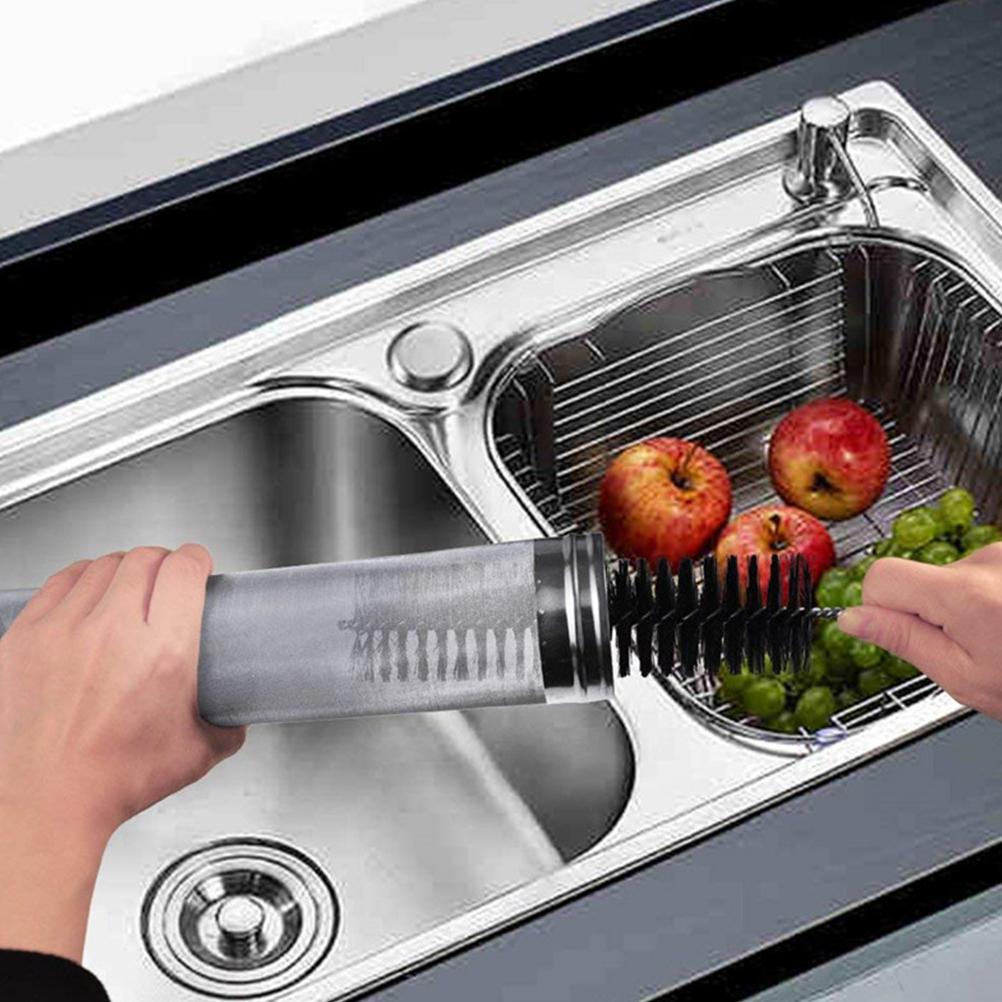 

1 set Stainless Steel Reusable Filter Cylinder With Lid For Beer Brewing Hop Strainer Wine Making Mesh Tool Portable Brew Supply 29X7X7CM