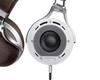 Denon Dynamic Audio Wood Zebrawood AH-D5200 Headphones, Over-ear, Closed-back Type, High-Resolution Compatible, Housing, AH-D5200EM