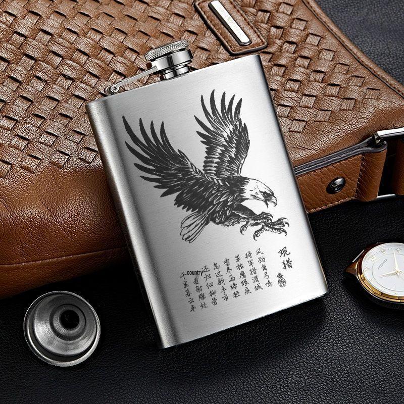 Xuankunpai Mini Portable 304 Stainless Steel Hip Flask