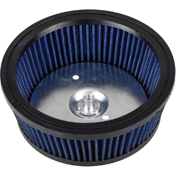 Sucker Air Cleaner Element Replacement For Harley Dyna 1999-2017 Softail 2000-2015 Touring 1999-2007, Blue (Except 2008-2016 Touring/Trike)