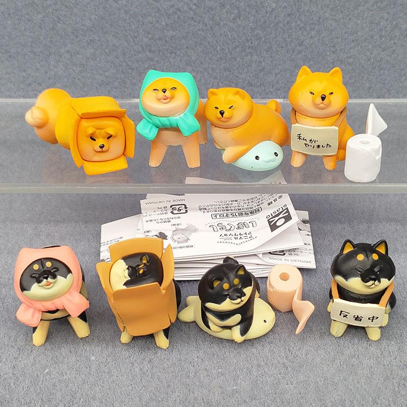 Shiba Inu Blind Box Kawaii Anime Dog Action Figure Toys Desktop Ornaments Car Decoration Birthday Christmas Gift