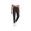 Adidas Three-Stripe Color-Block Logo Knit Joggers Women Bottoms Black IT6339