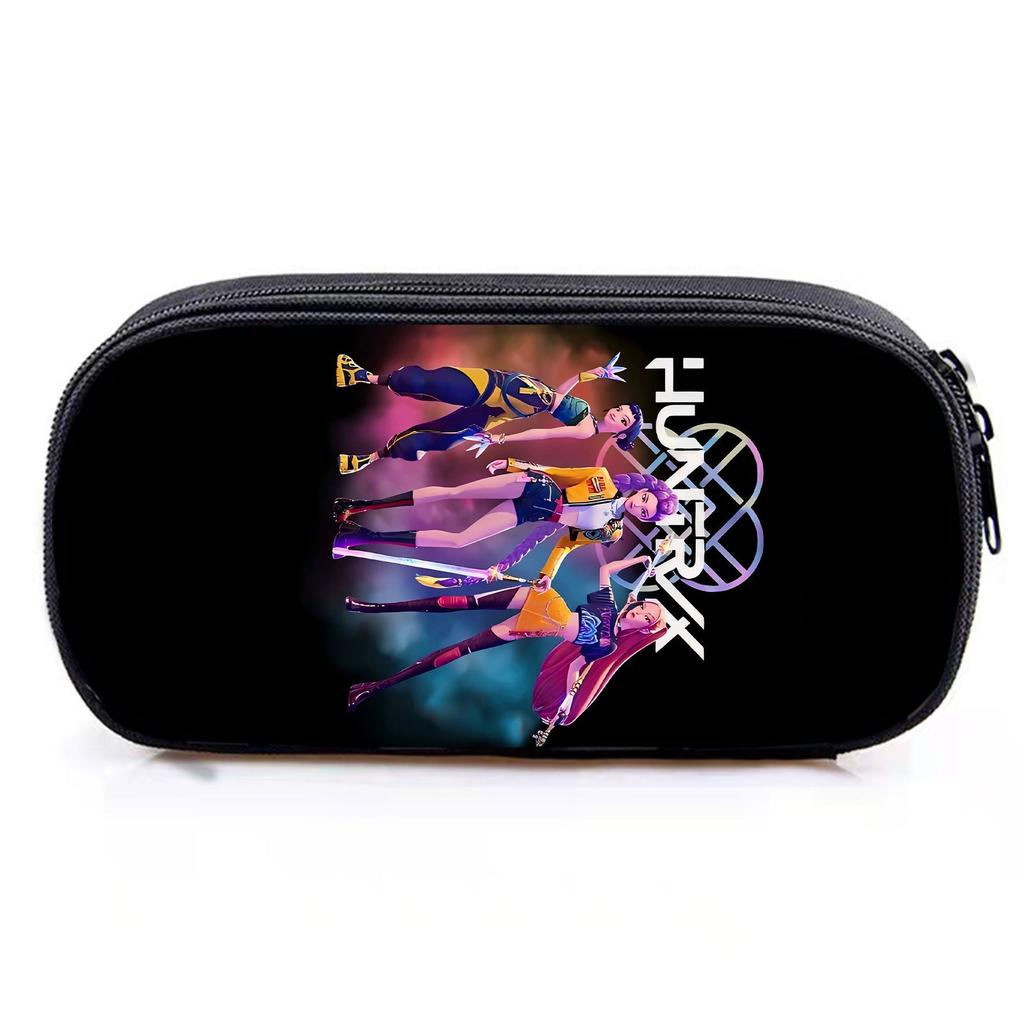 Huntrix Kpop Digital Printing Pencil Case Witch Hunter School Student Pencil Stationery Case