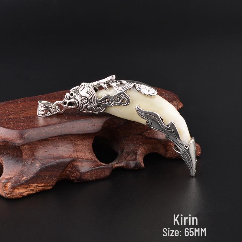 Wolf Fang Pendant: Domineering Amulet & Gift for Men & Women