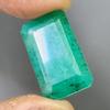 Certified Natural Colombian Green Emerald 18 Ct Emerald Cut Loose Gemstone