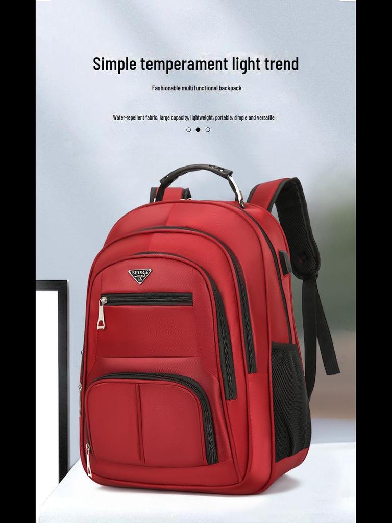 Herren Rucksack einfarbig Allzweck für Business und Reise