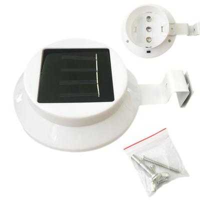 Luz solar externa à prova d'água para beirados, luz de parede, luz de cerca, luz de proteção de trilho solar