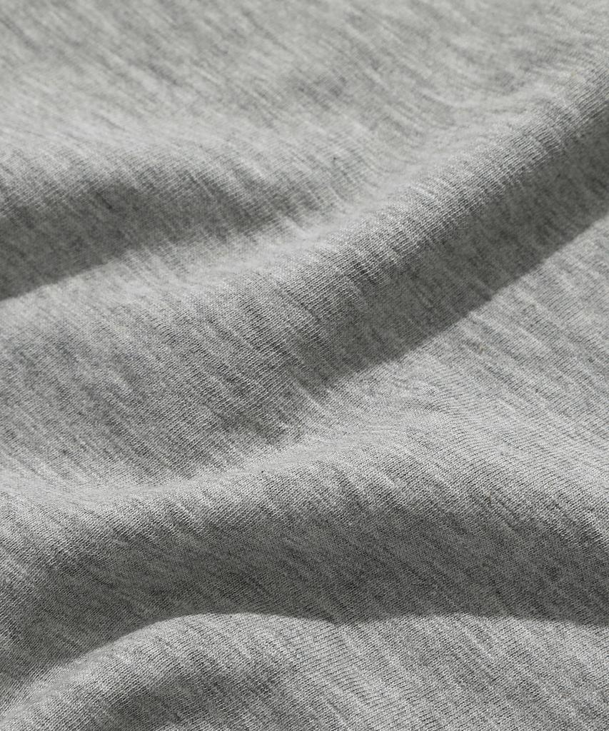KIIMUIR [Crop] Flashmove Ringer Crop Short Sleeve T-Shirt_Melange Gray
