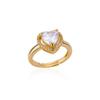 2025  Trendy Gold Plated Stainless Zircon  Rings For Women Chain Geometry Zircon Finger Ring Jewelry Gift