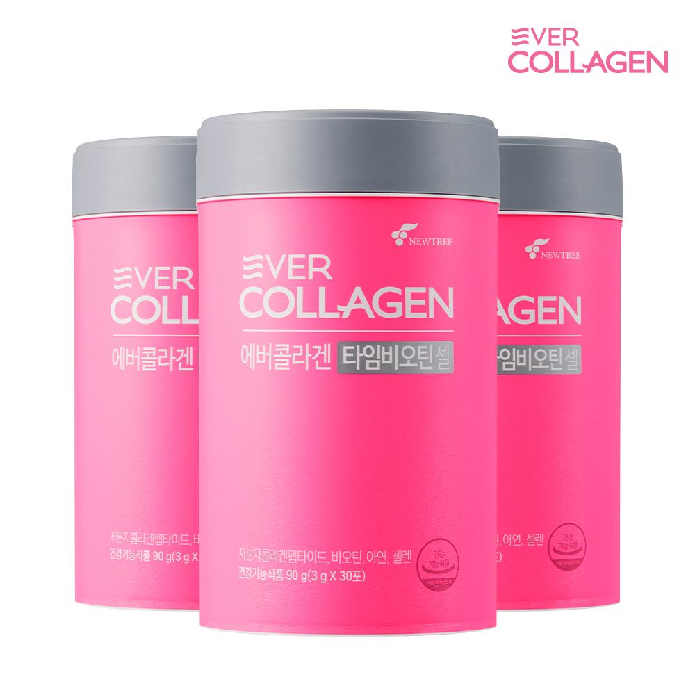 

Ever Collagen Time Biotin Cell Low Molecular Collagen Peptide 30 Packets, 3ea