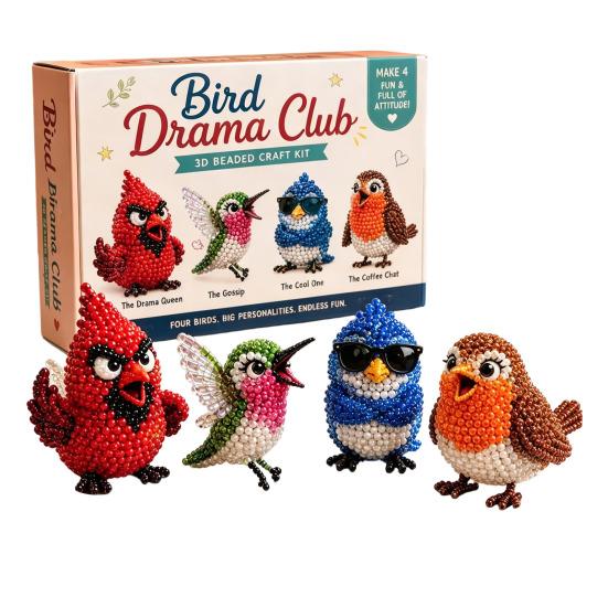3D Beaded Craft Kit DIY Handmade Bead Art
