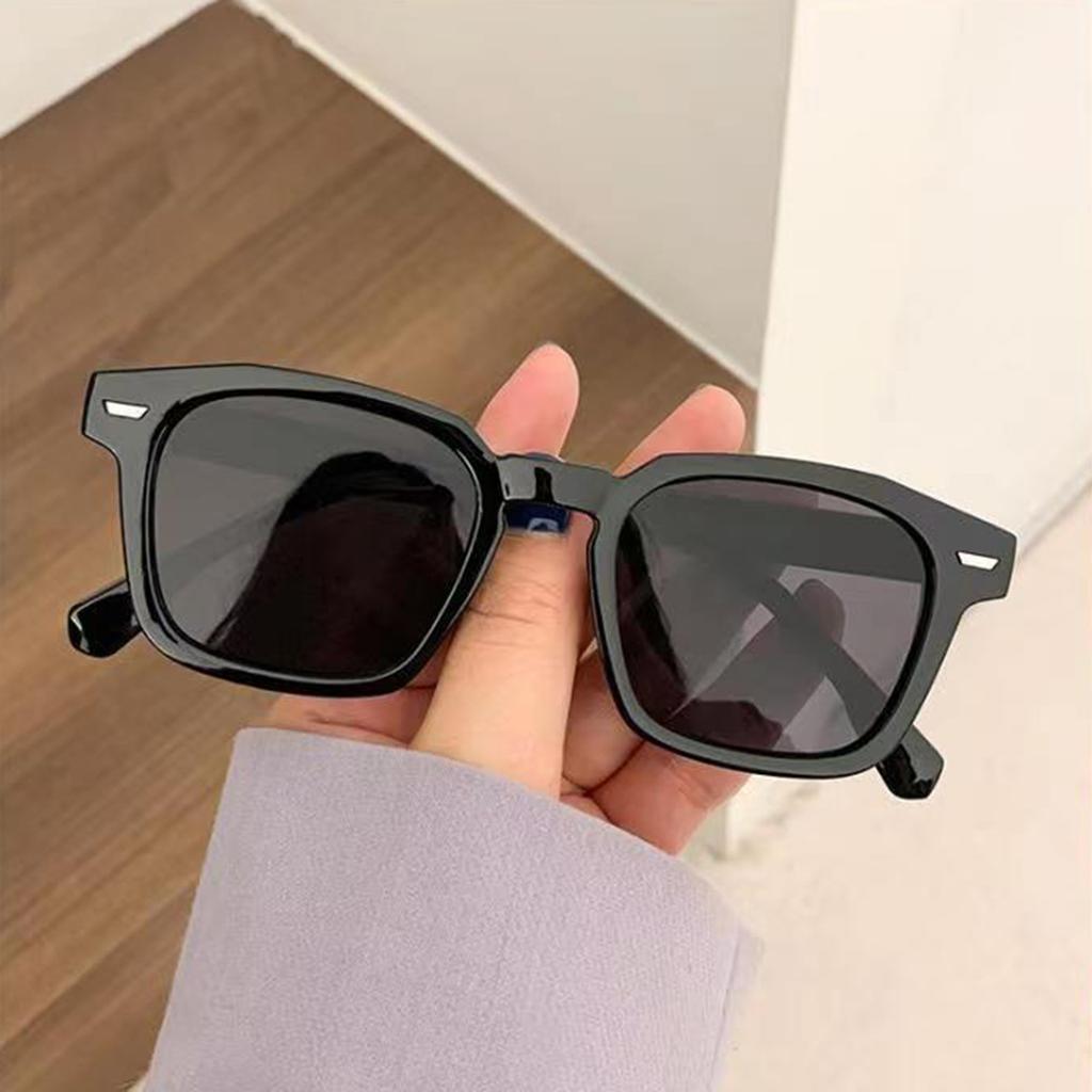 1pair Unisex Transparent Square Frame Fashion Glasses For Daily Decoration Casual Shades Accessories