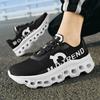 2 Spring New Low-top Sports Men's Shoes Fashion Cushioning Running Shoes Outdoor Versatile, Lightweight and Breathable Men's Trendy Shoes