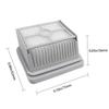 Efficiency HEPA Filter & Brush Roller Set For Haier Z9 Pro/ Z10 Pro/E9 Scrubbers Wet Dry Vacuum Cleaner Robot Accessories