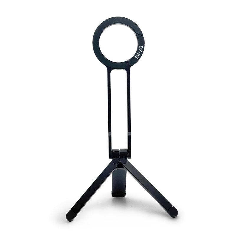 Magnetic Phone Holder: Portable Spring Buckle Tripod for Creative Outdoor Photography & Live Streaming
