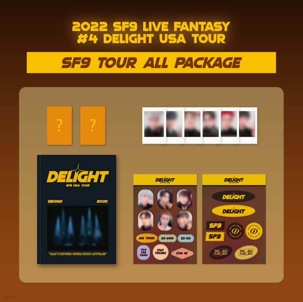 

SF9 - 2022 Sf9 Live Fantasy #4 Delight Usa Tour