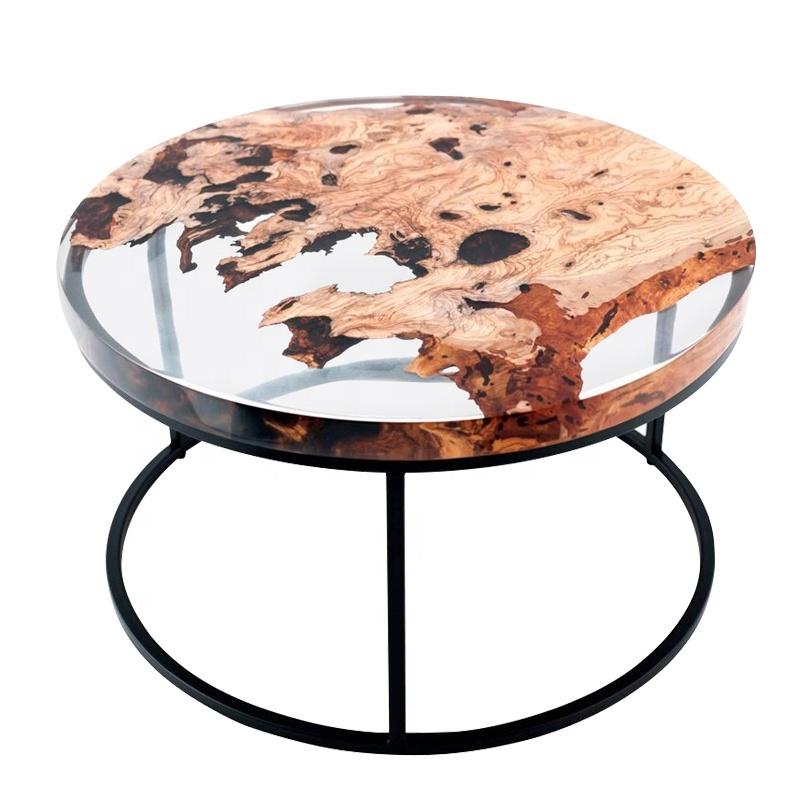 Recubrimiento Líquido de Resina Epoxi Cristalina Transparente de Fábrica para Pintura de Muebles de Alta Transparencia - Aplicación con Pincel