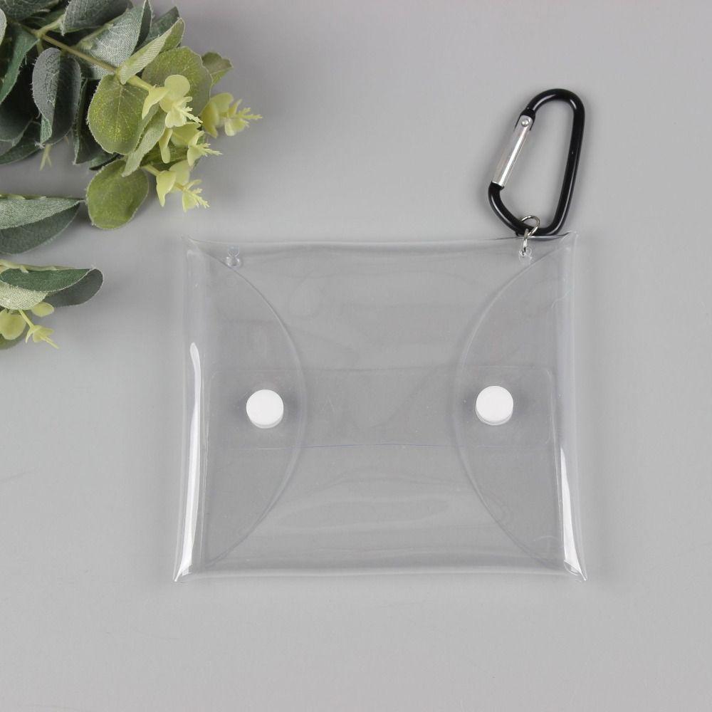 Dustproof Anime Display Bag With Metal Buckle Multiple Sizes Storage Box Clear Keychain Organizer Bag Anime Pendant