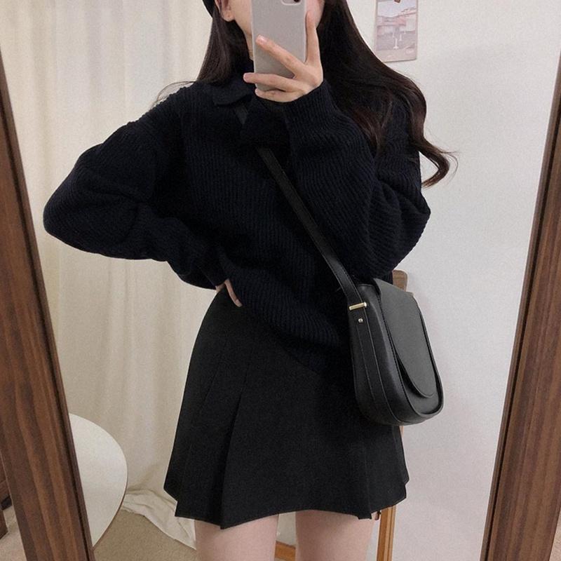 Hirsionsan Herbst Einfache Grund Kaschmir Jumper Frauen Casual Solide V-ausschnitt Pullover Weibliche Lange Hülse Lose Faul Gestrickte Pullover