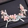 Crystal Pearl Flower Headband Hairband Tiara For Women Bridal Rhinestone Bridal Wedding Hair Accessories Jewelry Headband Tiara