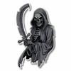 Adesivo per Auto Morte con Falce Decalcomania in Vinile Impermeabile Finestrino Posteriore Moto Camper Paraurti Camion Decorazione Laptop Y77