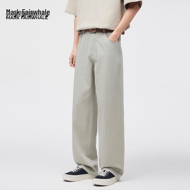 MARK FAIRWHALE Men s Loose Wide-Leg Jeans XL