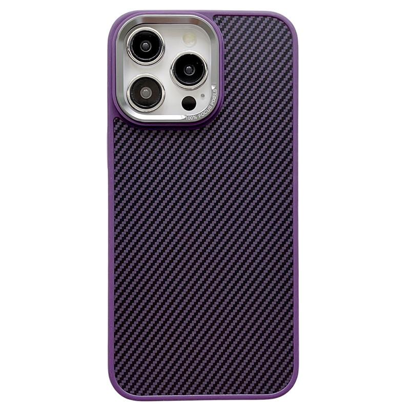 Applicable To Iphone16promax Carbon Fiber Magnetic Suction 16 Mobile Phone Case Apple 16pro Hard Case 15 Cross-border 14/13