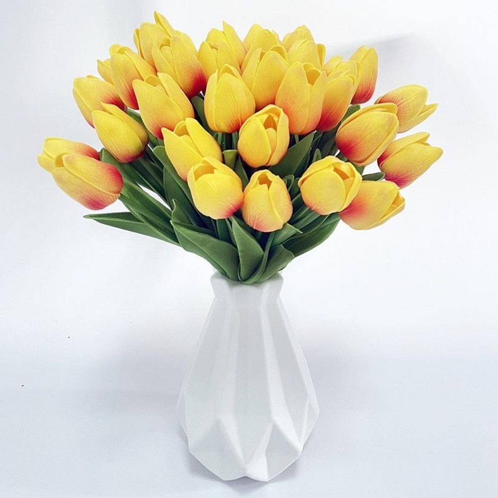 5/10Pcs Tulip Artificial Flowers Real Touch Bouquet Fake Flowers Home Decoration for Supplies Valentines Flowers Wedding Decor