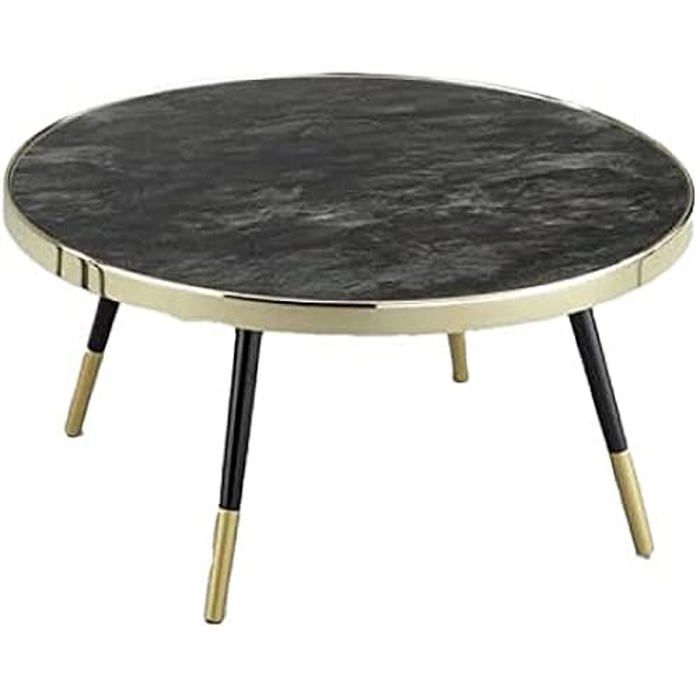 Table Basse - DKD HOME DECOR - Multicolore - Verre - Acier - 82,5x82,5x40 cm