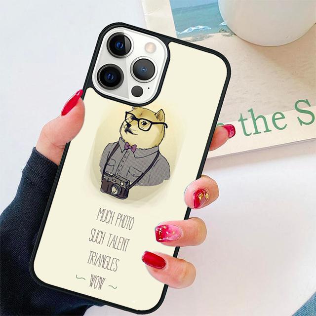 Coque de téléphone pour chiot Shiba Doge Pour iPhone 17 Air 15 16 14 13 12 Pro Max 11 Pro Max Plus Coque Shell