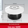 Ofenqi Adjustable Round Air Vent Louver for Central Air Conditioning