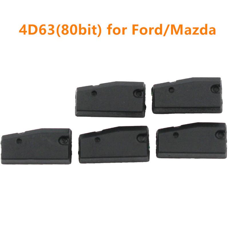 10pcs Aftermarket ID4D63 (80bit) Carbon Transponder Chip 4D63(80bit) Ceramic Car Key Chip