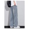 Mens Summer Thin Loose Wide Leg Casual Denim Long Pants