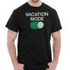Summer Vacation Mode On Spring Break Humor Womens or Mens Crewneck T Shirt Tee